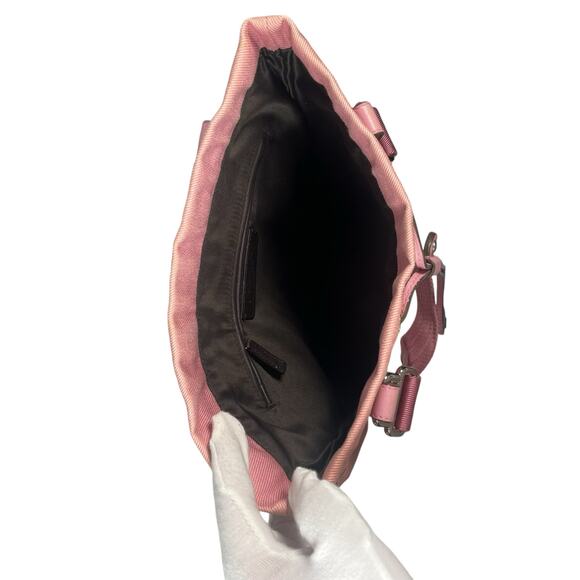 SOLD Yves Saint Laurent Vintage Tote Pink Canvas Bag - Picture 12 of 16